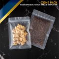 [10 Pcs] Plastik Klip Buram Flat I Sachet Buram Pouch I Plastik Ziplock I Kemasan Makanan  I Kemasan Aksesoris I Kemasan Sparepart. 