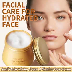 Snail Moisturizing Cream Firming Face Cream Age-Defying Snail Repair Cream for Wrinkle Reduction and Skin Rejuvenation Deep Nourishing Moisturizer for Radiant Complexion