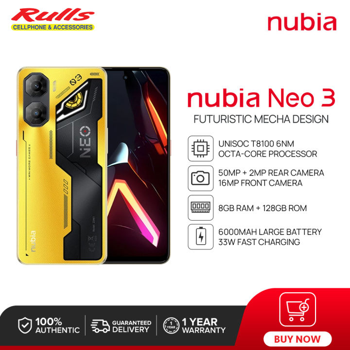 nubia Neo 3 Smartphone | 8GB+128GB | Unisoc T8100 Processor | 50MP Main ...