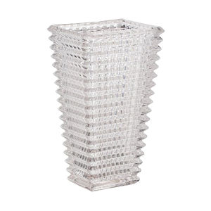kokepope Crystal Vase Modern Glass Flower Vase for Home Office Decoration