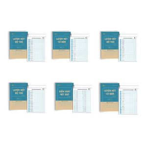 Combo 6 Vở Luyện Viết Chữ Hán Các Nét Căn Bản Luyện Viết Các Bộ Thủ Trong Tiếng Trung