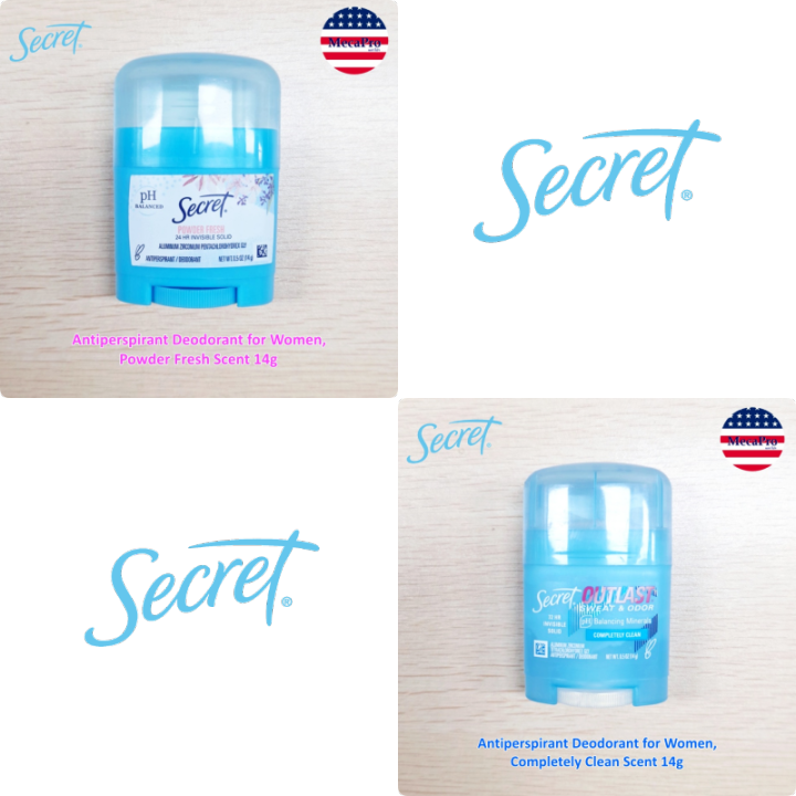 Secret® Antiperspirant Deodorant for Women 14g โรลออนสติ๊ก สำหรับ ...