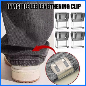 Jean Clip Shorterning Pants Edge Jean Cuff Clip Secure Fixed Hidden Invisible Leg Cloth Clip