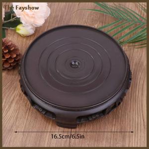 [The Fayshow] Sâu Màu Nâu Khắc Bằng Gỗ Nhìn Nhựa Cơ Sở Khay Lọ Hoa Chủ Vòng Vuông Đa Chức Năng Ấm Trà Bình Cá Tank Cơ Sở