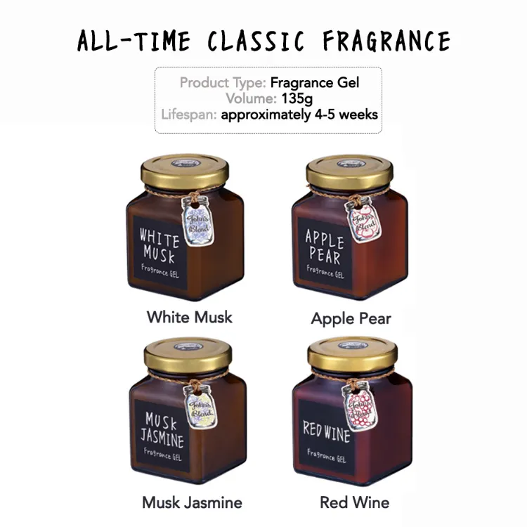 Japan Import] Johns Blend Fragrance Gel White Musk & Assorted