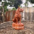 Tượng gỗ con chó cao 15cm và 20cm (Bộ 12 Con Giáp) được làm bằng gỗ hương. 