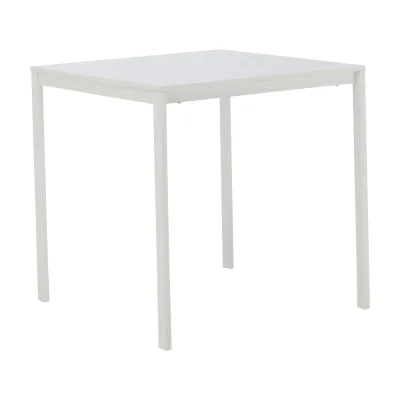 INDEX LIVING MALL โต๊ะอาหาร รุ่นเดเนียล ขนาด 75 x 75 x 75 ซม. - สีขาว