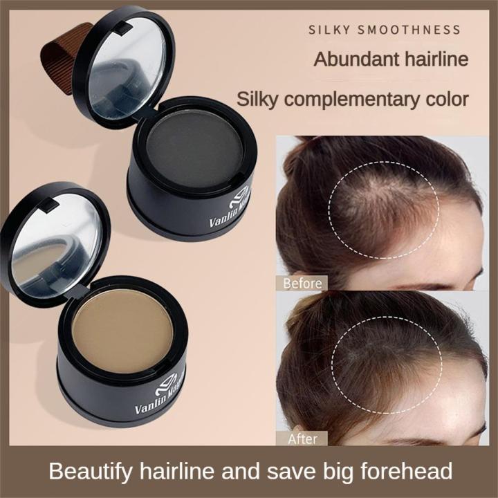 Hairline powder Hair shadow powder Hair root concealer Hair color root ...
