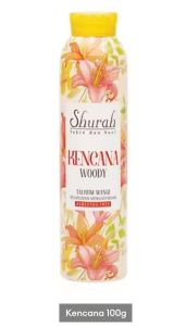 SHURAH TALKUM WANGI 100G MURNI/IMPIAN/KENCANA/RINDU/SEJATI