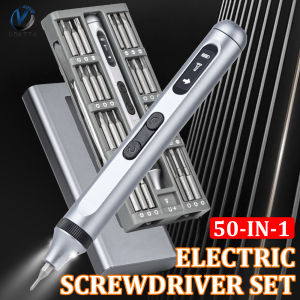 VOKTTA 50 In 1เงียบทนทานและชาร์จได้แรงบิดสูงมัลติฟังก์ชั่นความแม่นยำชุดไขควงไฟฟ้า