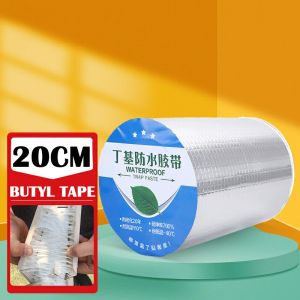 Big Size aluminum foil tape waterproof Self Adhesive Super Strong Waterproof Tape roof leaks water proofing sealant