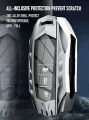 for Toyota Key Fob Cover Smart Key Case Holder Protector Compatible for Sienna Rav4 Prime Venza Fortuner Alphard Vellfire Hilux Land Cruiser (JTYB-Gray). 