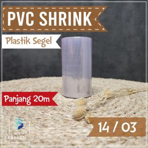 Plastik Segel 16 cm x 20 Meter Plastik PVC Shrink Segel Plastik/Shrink Plastik Tube /Botol Minum