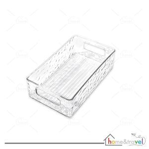 HOVELSHOP Box Akrilik Plastik Kotak Tempat Penyimpanan Peralatan Mandi Kosmetik Organizer Serbaguna