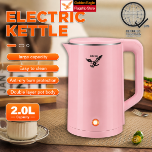 Golden Eagle (2.0L Capacity) Stainless Steel Rapid Heat Electric Kettle Green Blue Colored Appliances Golden Eagle