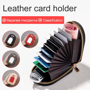 huowa Fashion accordion card holder cartoon penguin national trend accordion card holder