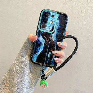 Phone Case VIVO Y29 Y29s Y04 Y39 5G 4G Cute Cartoon Dolls Short Lanyard Casing Lens Protection Silicone Soft Back Cover 2025