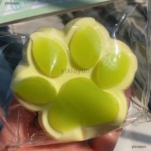 [COD] yixiayun Soft Sticky Texture Silicone Green Grape Cat Paws Toys Slow Rebound Decompression Toy Reduce Stress Kids Toys Gifts