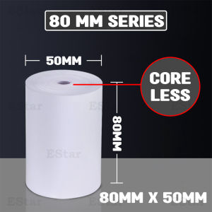 80mm Thermal Paper Thermal Receipt Paper Roll POS Receipt Foodpanda Grab Kertas Resit Cash Register TP02