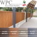 WPC Fluted Wall Panel / Fence Panel / Privacy Panel / Garden Panel / Outdoor Wall Panel / Wall Decoration / Office Wall / Landed House Wall. 