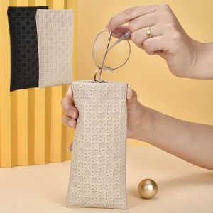 Soft PU Leather Glasses Bag Waterproof Sunglasses Case Eyeglasses Pouch Spectacle Bags