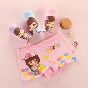 SMY 4Pcs/Lot Soft Cotton Girls Underpanties Teenage Girl Underwear Clothing Kids Girls Panties For 2-12Yrs