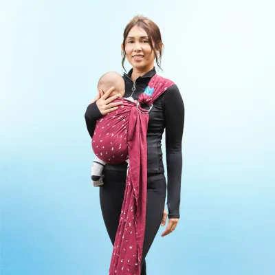 Gendongan Bayi Ring Sling Momaz Snuggle HandsFree (PROMO)