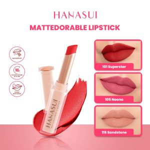 Hanasui Mattedorable Lipstick 2gr || Lipstick Anti Geser || Hanasui Lipstick