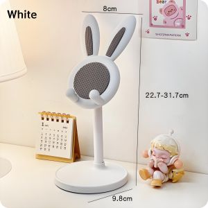 Cartoon Cute Little Bunny Desktop Phone Tablet Stand Adjustable Telescopic Student Lazy Stand Desktop Phone Stand