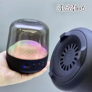 🎁 Original Product + FREE Shipping 🎁 Smart Bluetooth Speaker Atmosphere Light 2in1 Transparent Glass Subwoofer Ultra-Large Volume Desktop Home Atmosphere Speakers
