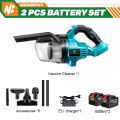 มาถึงใน 3 วัน🚚เครื่องดูดฝุ่นไฟฟ้าทรงพลังพิเศษสำหรับ Makita 18V BL1860B BL1840B เครื่องดูดฝุ่นไฟฟ้าแบบพกพาไร้สายประสิทธิภาพสูง 1,000 วัตต์ ชาร์จไฟได้ สำหรับเครื่องมือทำความสะอาดกลางแจ้งและในครัวเรือน. 