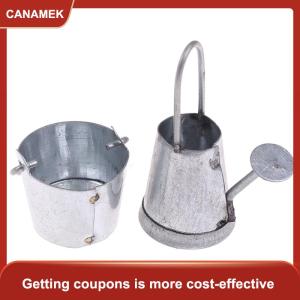 【CANAMEK】 2 cái bộ 1:12 Bình Nước Kim Loại thu nhỏ Nhà Búp bê đồ chơi nội thất mô hình