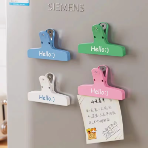 2PCS Magnetic Sealing Clip for Refrigerator/Food Sealing Snack Sealing/Household Kitchen Seasoning Sealings Clips
