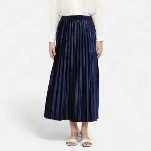 Rok Bludru Plisket Panjang Mayung Jumbo Premium