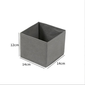 1/3PCS Cotton Linen Clothes Storage Bins Foldable Wardrobe Storage Organizer Drawer Non-woven Storage Organization Open Drawer Organization Folding Storage