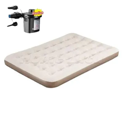 【Kasur 1 Set】Kasur Angin 200*180*22 Air Bed Double Kasur Angin Bestway + pompa manual Bestway Paket Kasur Angin Double Biru/ Paket Kasur Tiup Air Bed Double