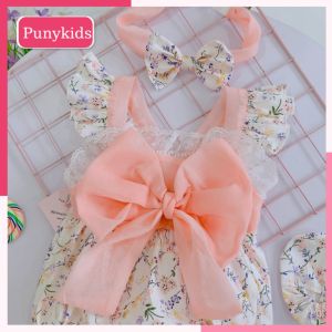 Body bé gái dễ thương kèm Tuarban - Punykids