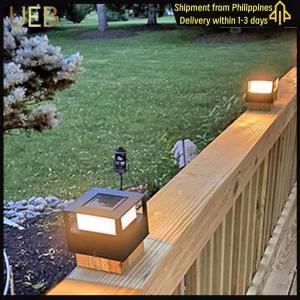 【UEB】 Creative Solar Post Light Fence Light Outdoor Solar Lamp for Garden Decoration Gate Courtyard Cottage Solar Lamp