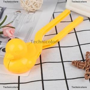 [COD] Technicolore การ์ตูนน่ารักเป็ดรูป Snowball Maker คลิปเด็กของเล่นกลางแจ้ง