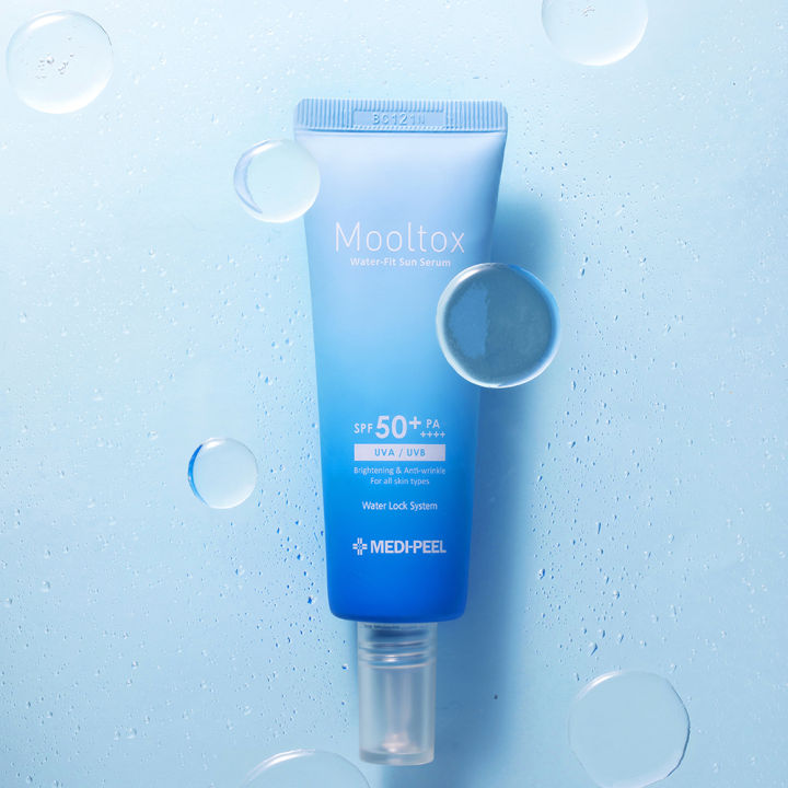 现货 🇰🇷｜ Medipeel Aqua Mooltox Water Fit Sun Serum SPF50+PA++++ 50ml ...