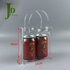 gift bag for Souvenirs birthdays weddings Christmas PVC Transparent color Clear with handle Tote bags cosmetics bag Plastic Transparent Bag Clear bag gift packaging