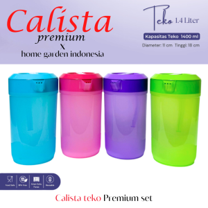 [ CALISTA ] TEKO BULAT AIR TEH ESCAN PLUTO PLASTIK SOFT COLOUR 14 LITER