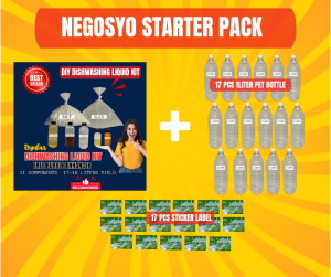 3 IN 1 DIY DISHWASHING LIQUID KIT NEGOSYO STARTER PACK 1 ORDER PER CHECK OUT ONLY