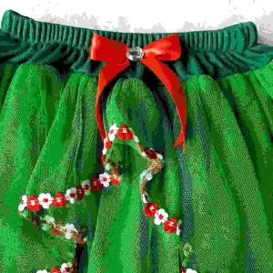 DTF57- Rok tutu anak perempuan renda mahkota usia 1 sampai 12 tahun Size S Sampai XXXL