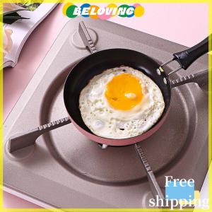 Beloving Flash Sale Mini Frying Pan Stainless Steel Prevent Stick Induction Pot Round Breakfast Small Fry Egg Pan With Long Handle Kitchen Gadgets