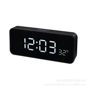 3Life นาฬิกาอิเล็กทรอนิกส์ดิจิตอลนาฬิกาปลุกวันที่อุณหภูมิ Snooze โหมดเงียบ 12/24 ชั่วโมงโหมดสวิทช์เครื่องวัดอุณหภูมิความชื้น