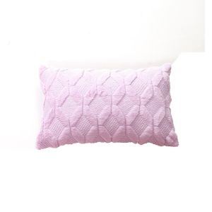 JEHUA 30x50 cm Solid Color 1 pcs Rhombus Stripe Pillow Cover For LivingroomBed Rectangular Decorative Plush Pillow Case Sofa Decor Cushion Cover Home Textile