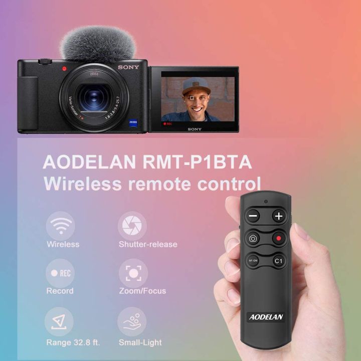 AODELAN RMT-P1BTA Wireless Bluetooth Remote Control For Sony A7IV A7III  A7RIII A7RIV A7SIII A7C RX100VII RX0II; as sony RMT-P1BT Lazada PH