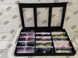 Box Sunglasses 15 Tutup Transparan ( Untuk Frame Besar )