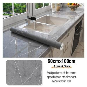 60*100CM New Oil-Proof Film Stove Waterproof Moisture-Proof Wallpaper Countertop Self-Adhesiv Cabinet Renovation Tile Marble Sticker